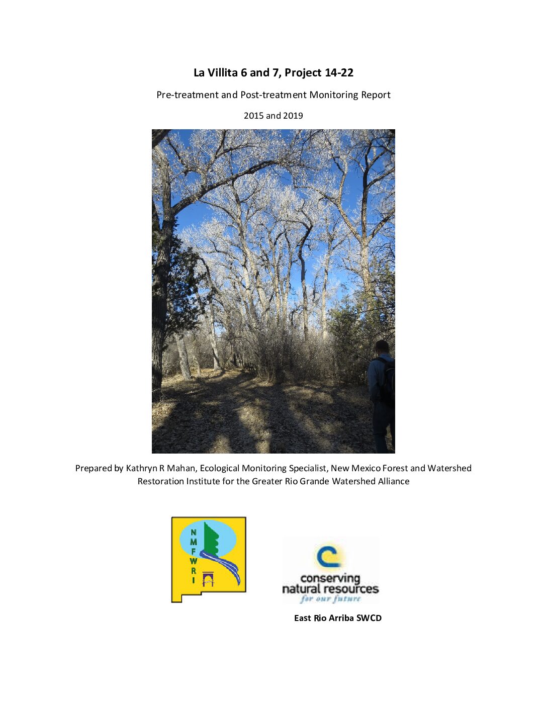 14-22 La Villita 6 and 7, 5-yr Post-Treatment Monitoring Report, GRGWA, East Rio Arriba SWCD