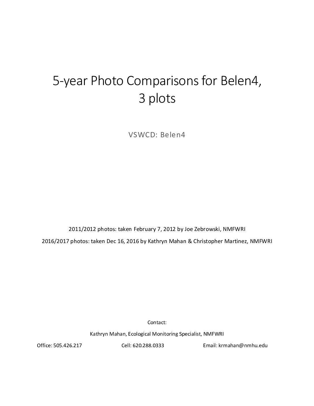 Belen 4, 5-year Photo Comparisons