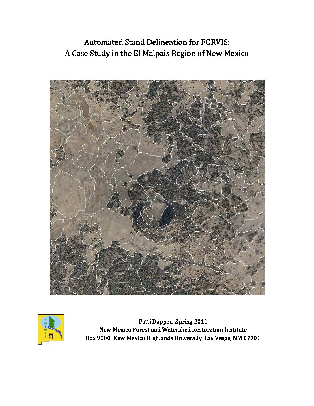 Automated Stand Delineation for FORVIS: A Case Study in the El Malpais Region of New Mexico