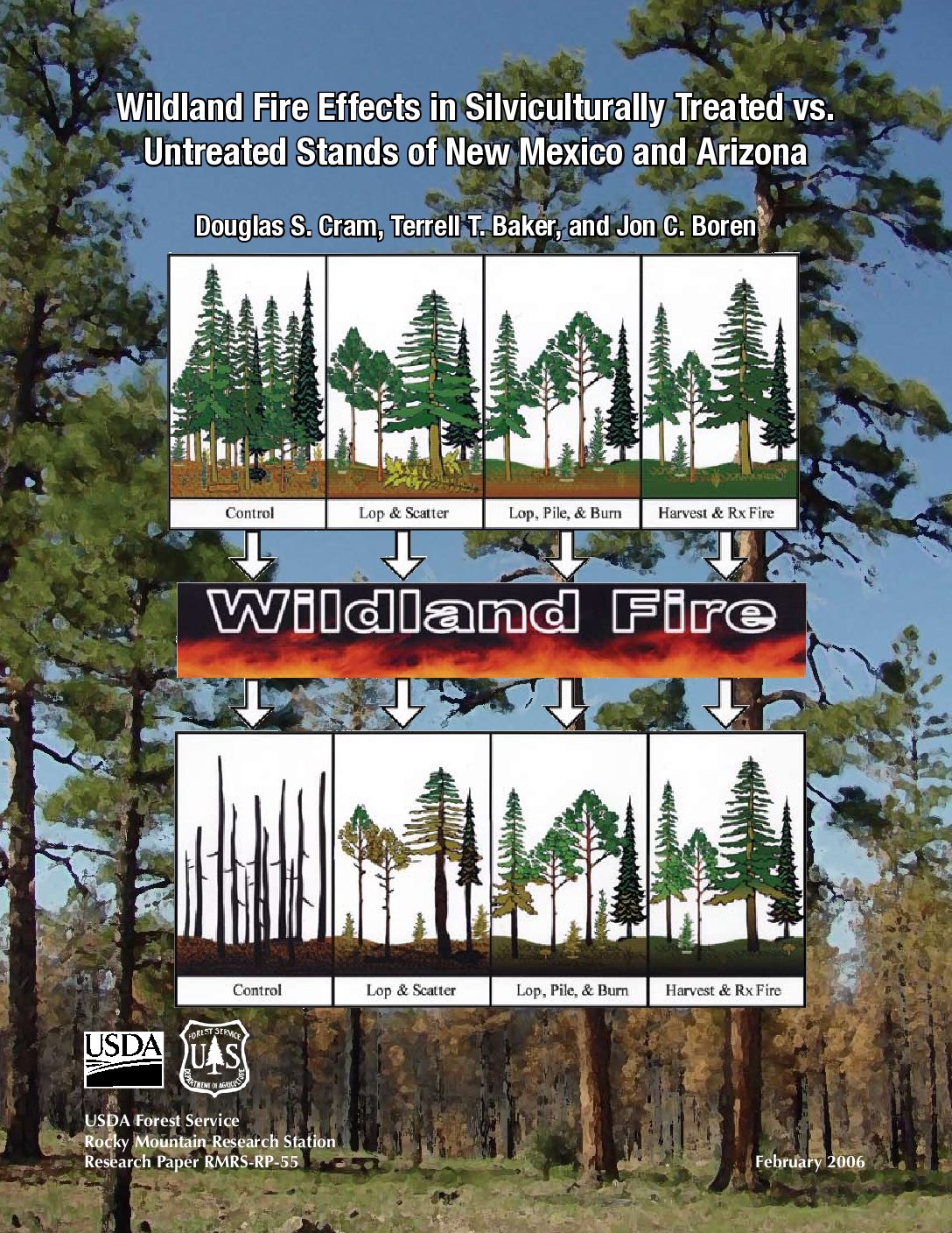 Wildland Fire Effects in Silviculturally Treated vs. Untreated Stands of New Mexico and Arizona