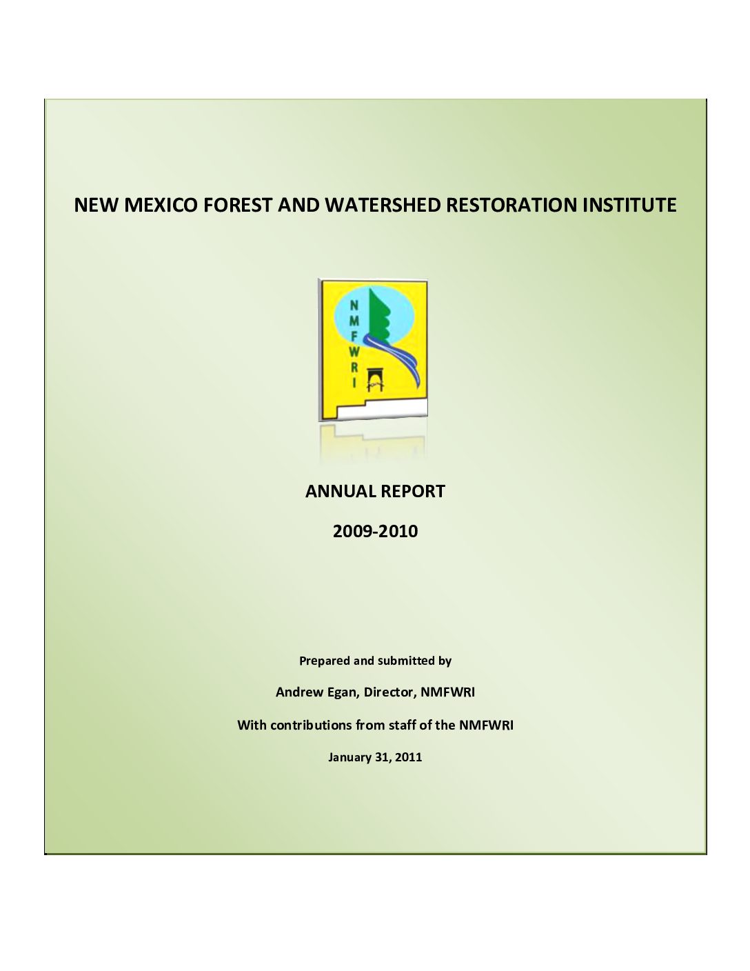 2009 - 2010 Annual Report