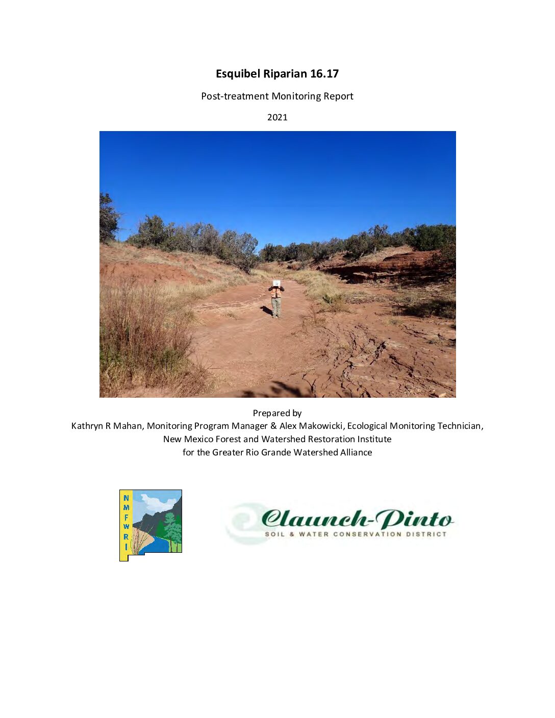 16.17 Esquibel, 5-yr Post-Treatment Monitoring Report, 2021, GRGWA, Claunch-Pinto SWCD