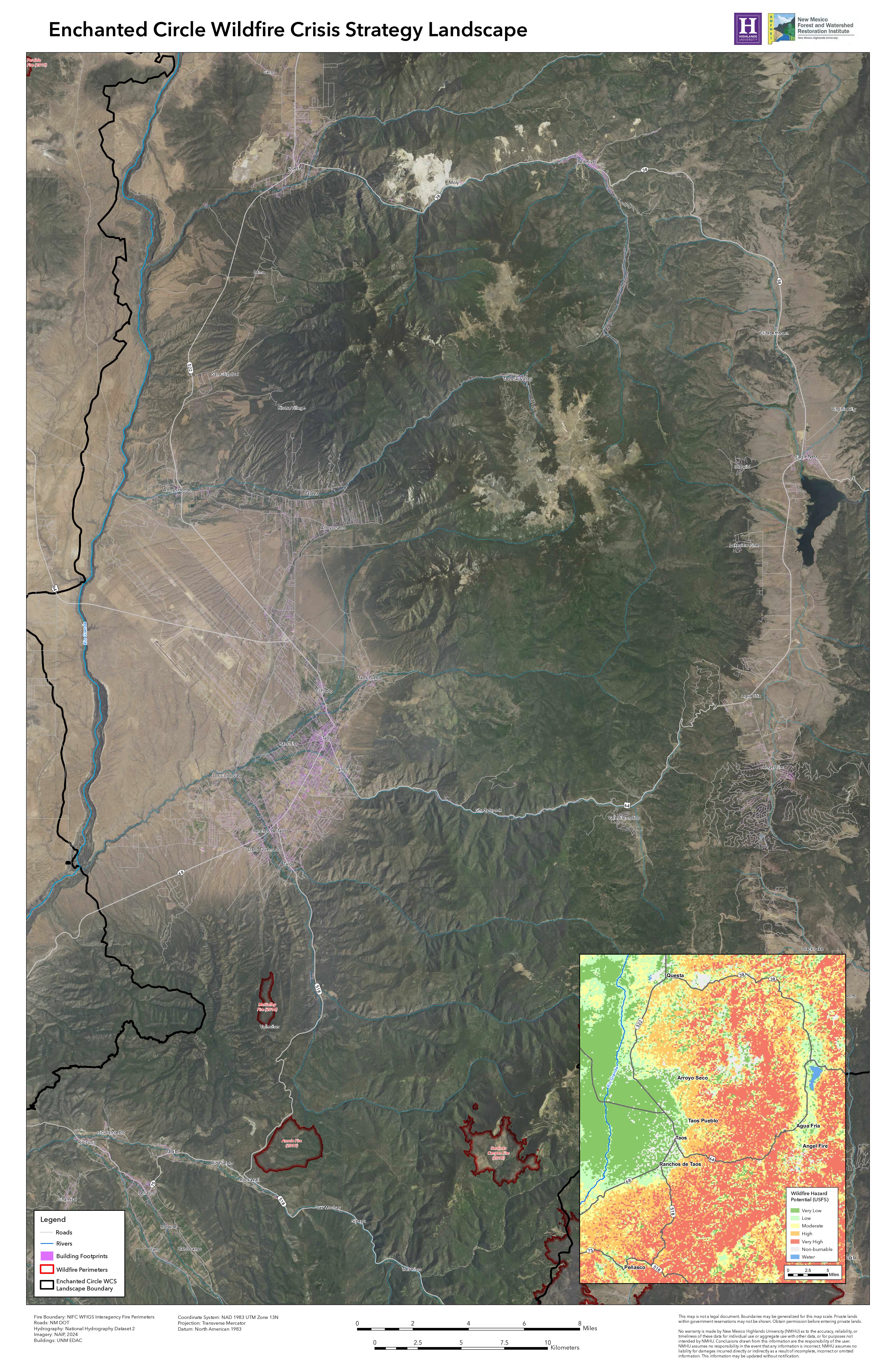 Enchanted Circle Wildfire Crisis Strategy Landscape, Fire History