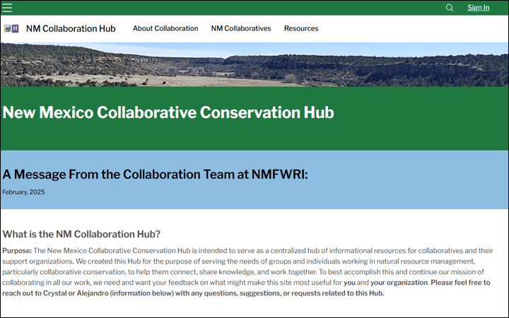 2025 Recap: NM Collaboration Hub