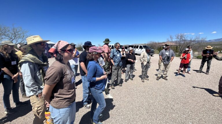 photo showing group of people on a field trip during Confluence 2024 in Tucson, Ariz.