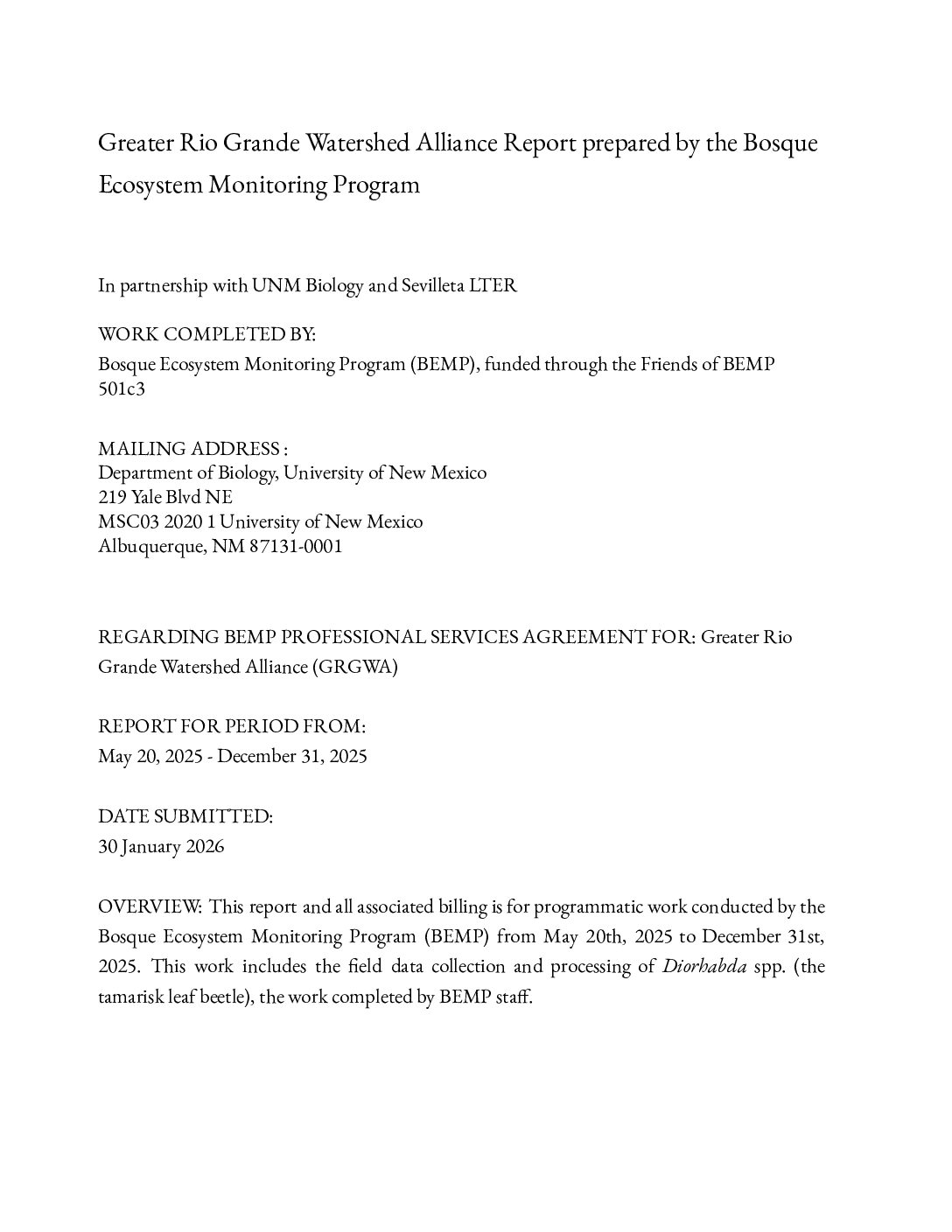BEMP GRGWA 2025 TLB Report final